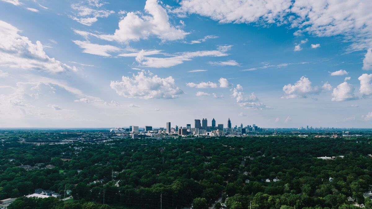 Midtown Atlanta arts and cultural district near the Fox Theatre and High Museum along Peachtree Street